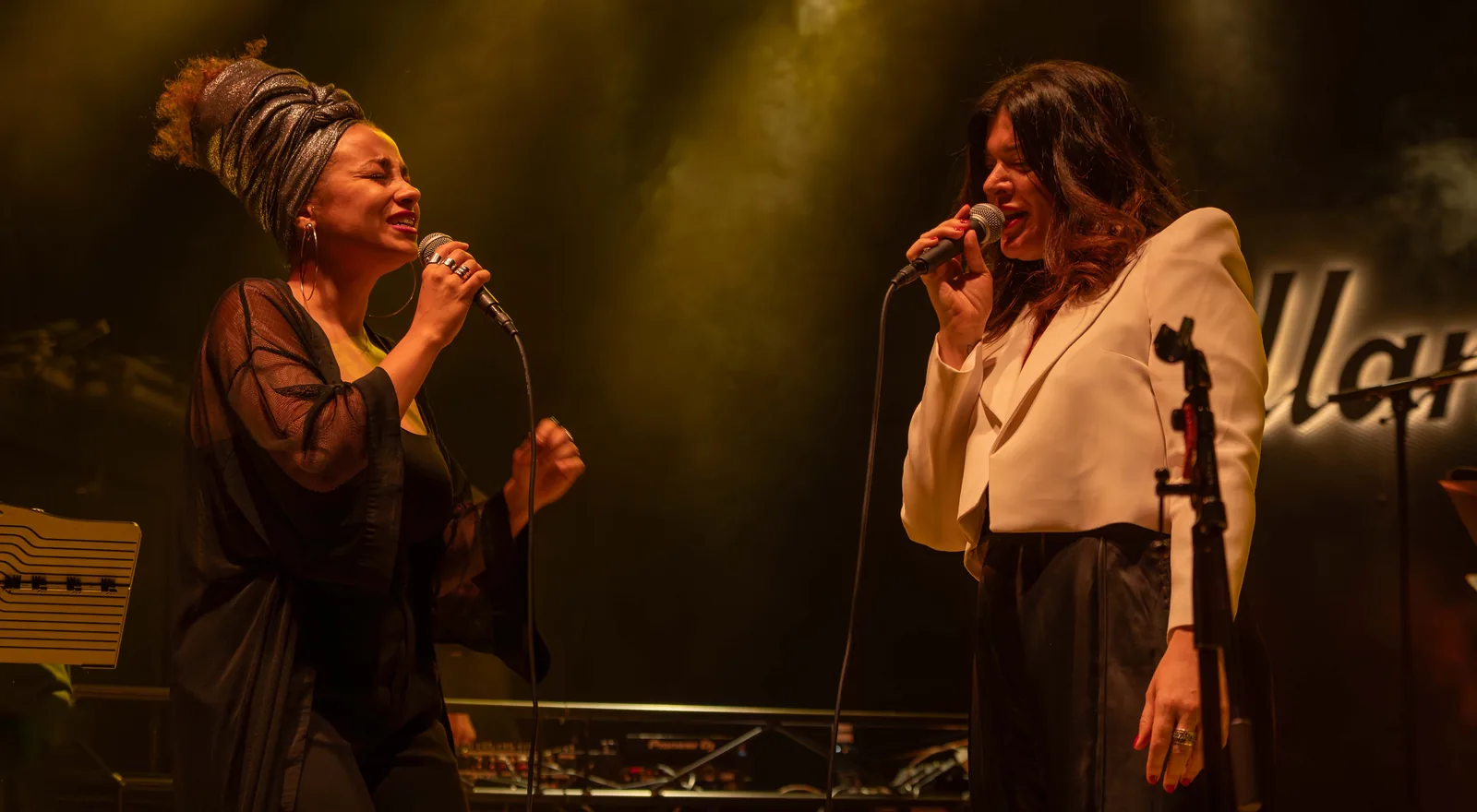 Dúo en directo — fotografía de concierto en Madrid