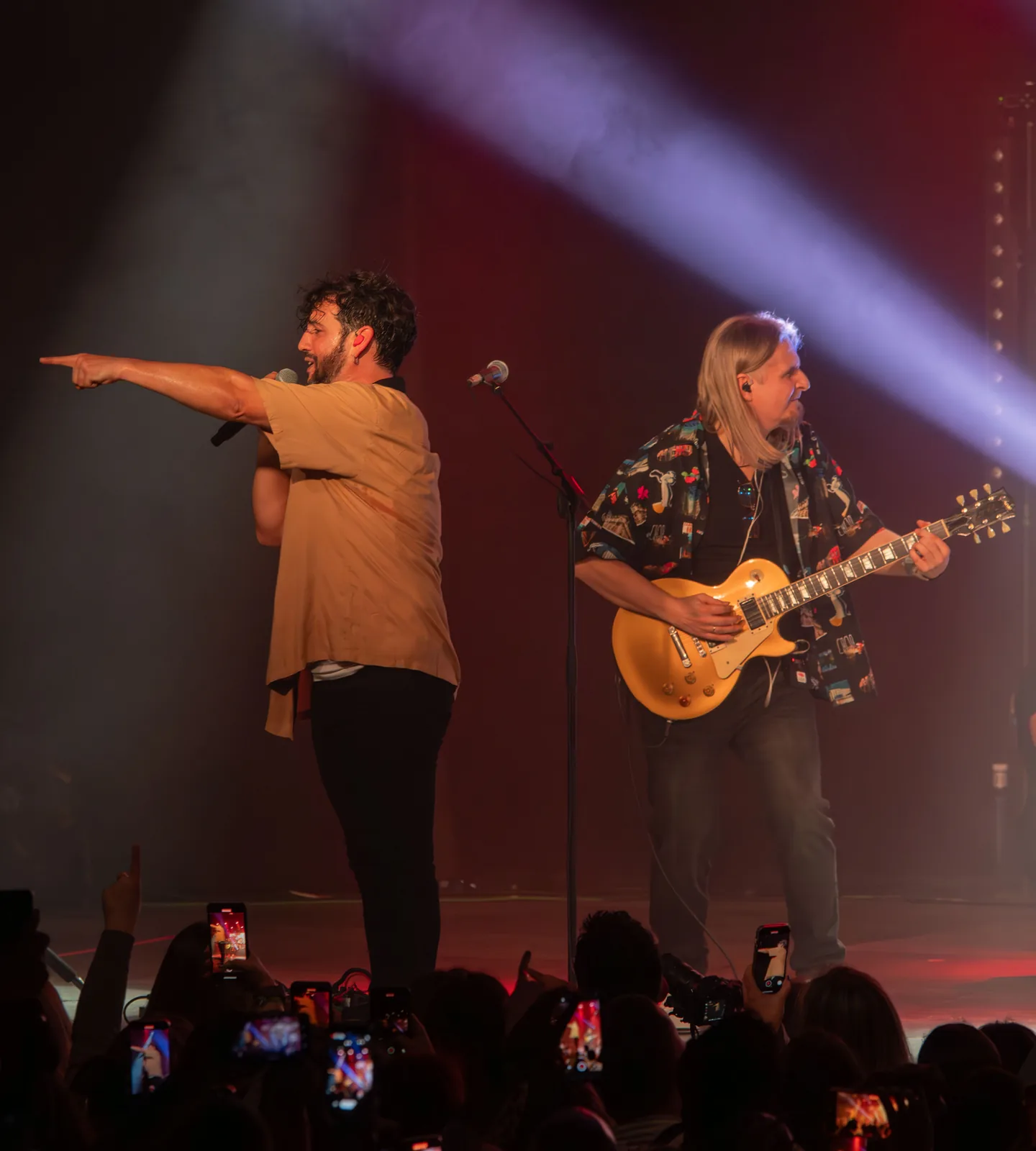 Dúo en directo — fotografía de concierto en Madrid