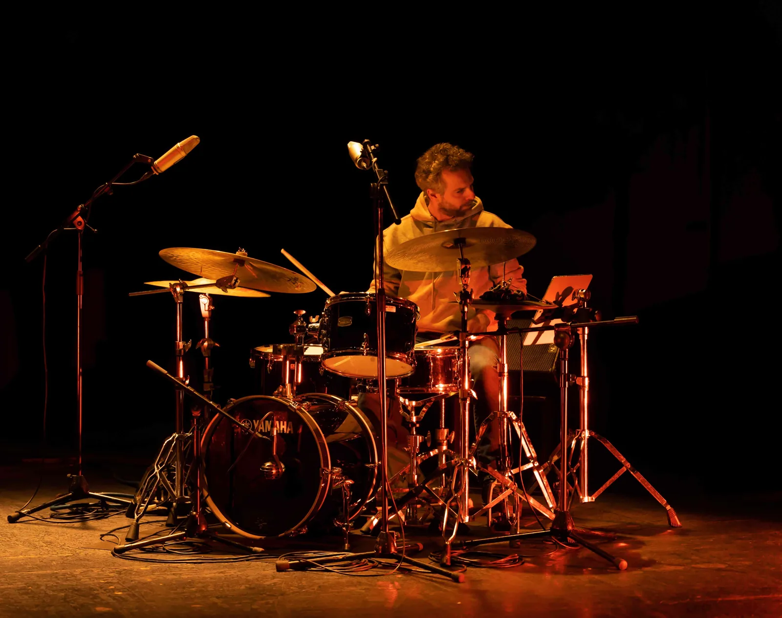 Banda en directo — fotografía de concierto en Madrid