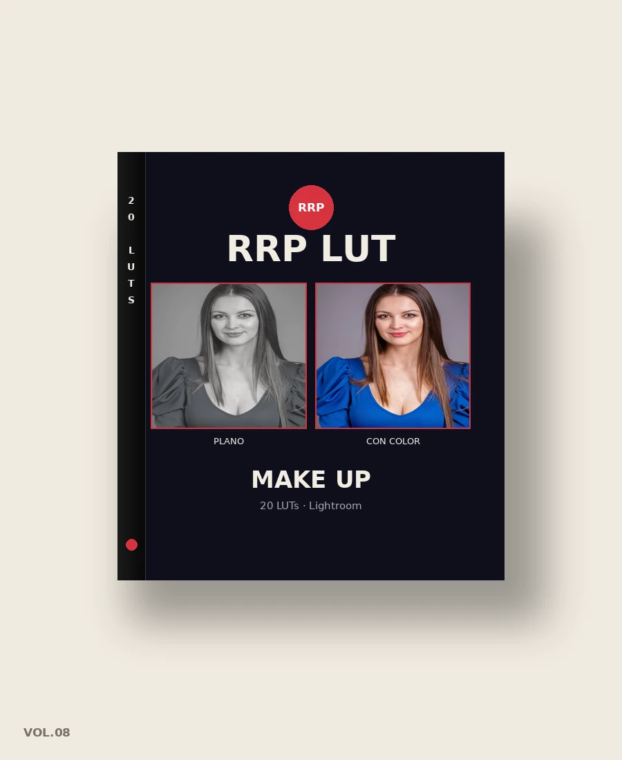 Pack de LUTs Make Up para Lightroom — RRP LUT