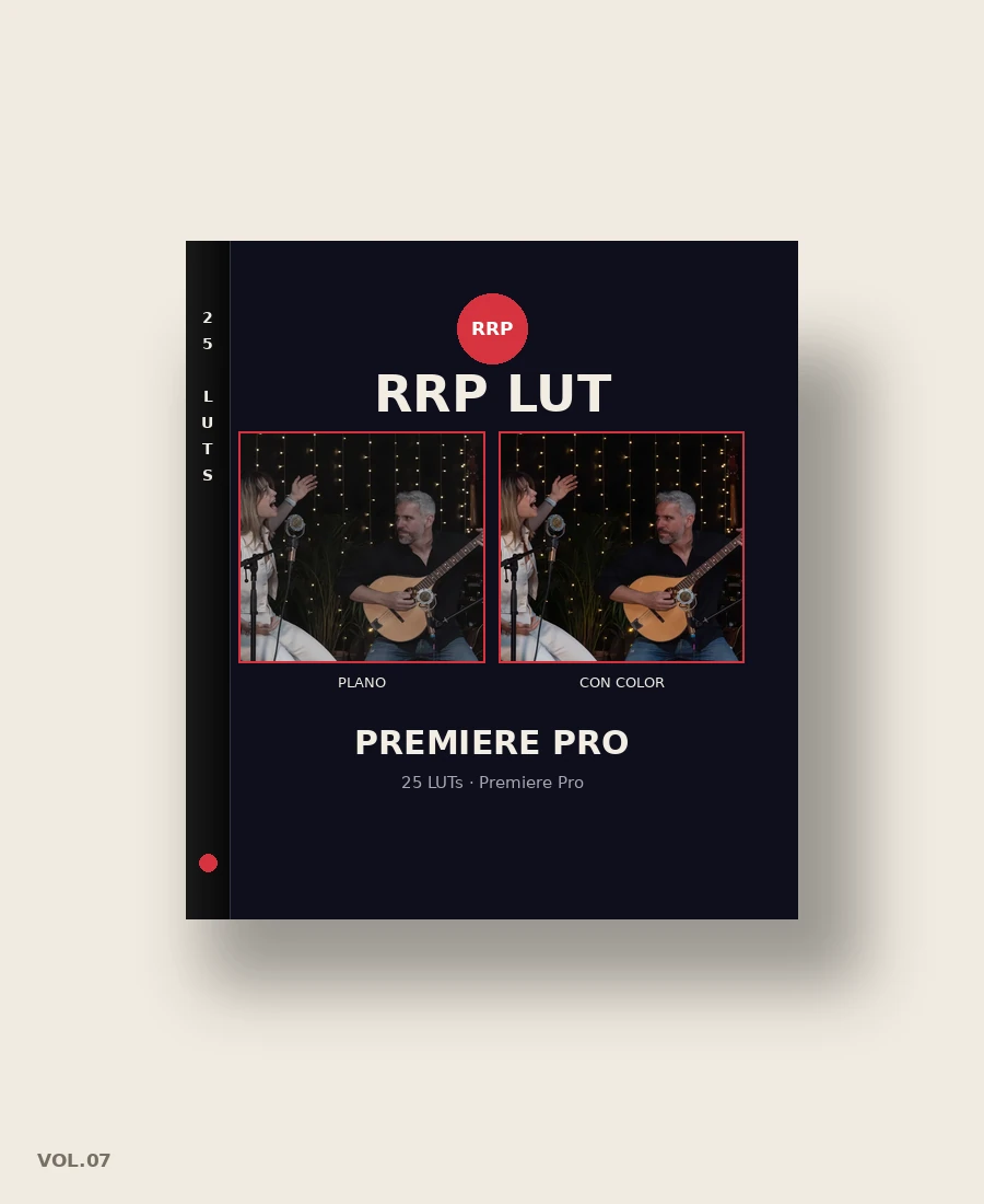 Pack de LUTs para Premiere Pro — RRP LUT