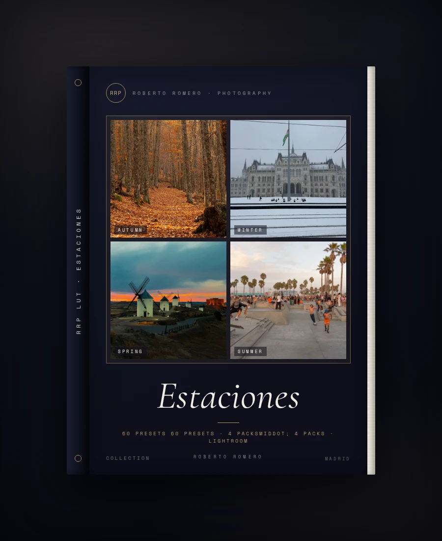 Pack Colección Estaciones — 60 presets de LUTs para Lightroom — RRP LUT