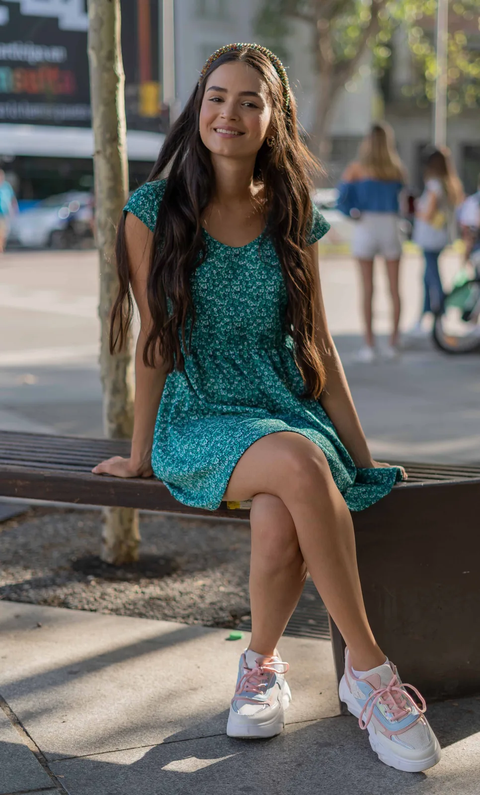 Sesión de estudio de moda femenina