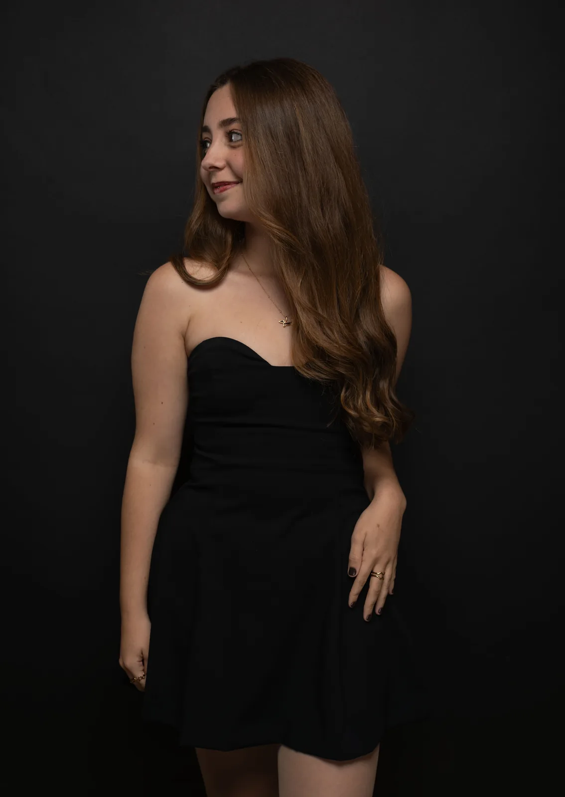 Sesión de estudio de moda femenina