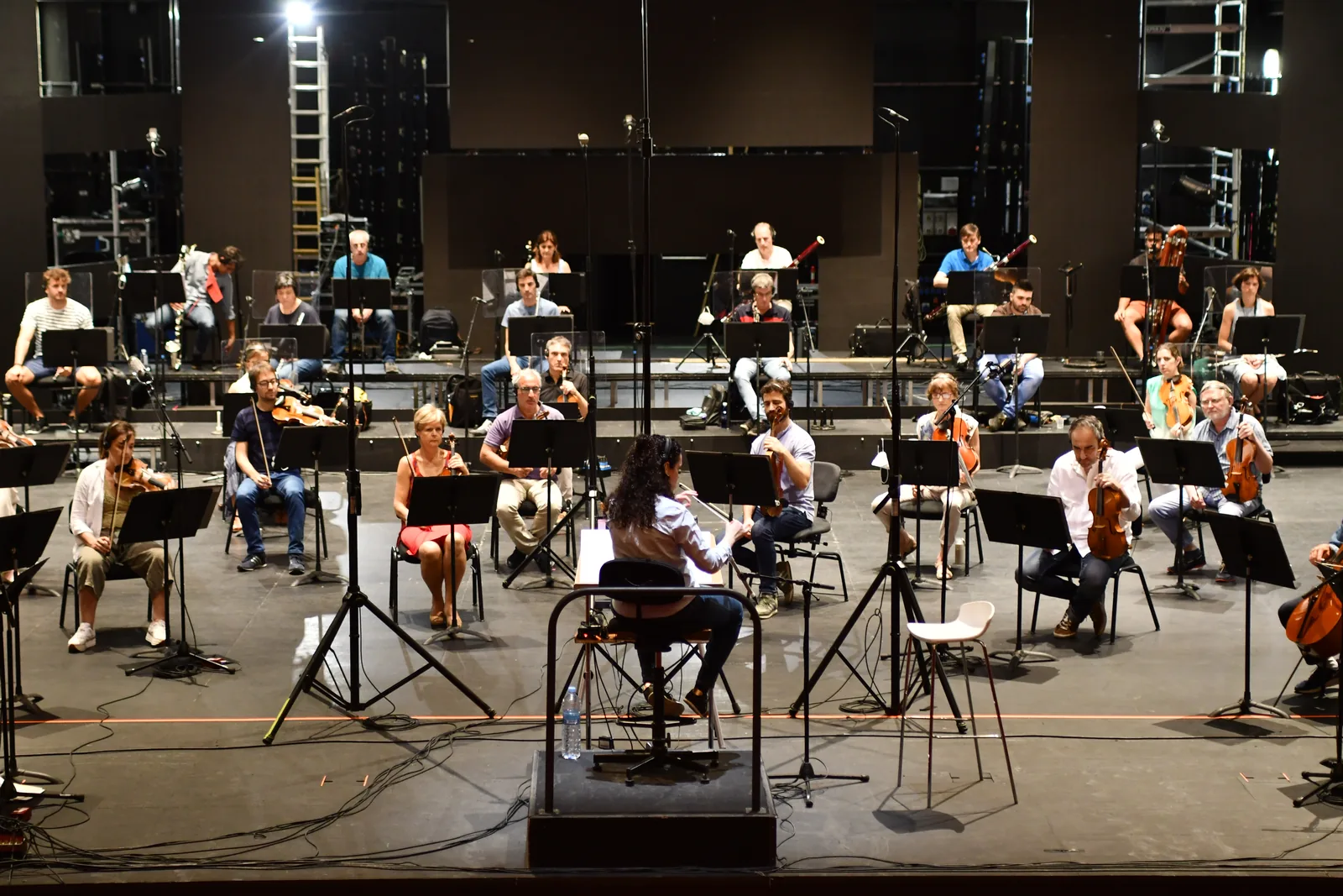 Orquesta en concierto en Madrid